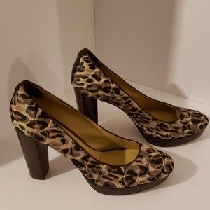 Coach Ocelot Leopard Heels